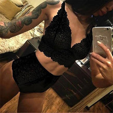 Load image into Gallery viewer, YELITE Sexy lingerie Sexy Hot Erotic Babydolls sexy christmas clothes Nightwear erspective Lace womens Porn Underwear plus size